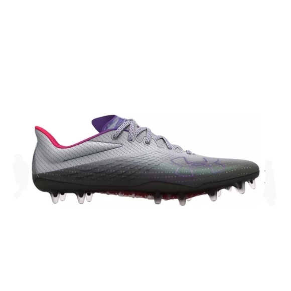 Under Armour Women's Blur Smoke MC Football Cleats-There are No Limits - Picture 2 of 7